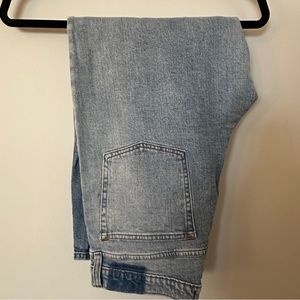 Two-Tone Abercrombie & Fitch Mom Jeans